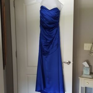 David's Bridal bridesmaid dress.